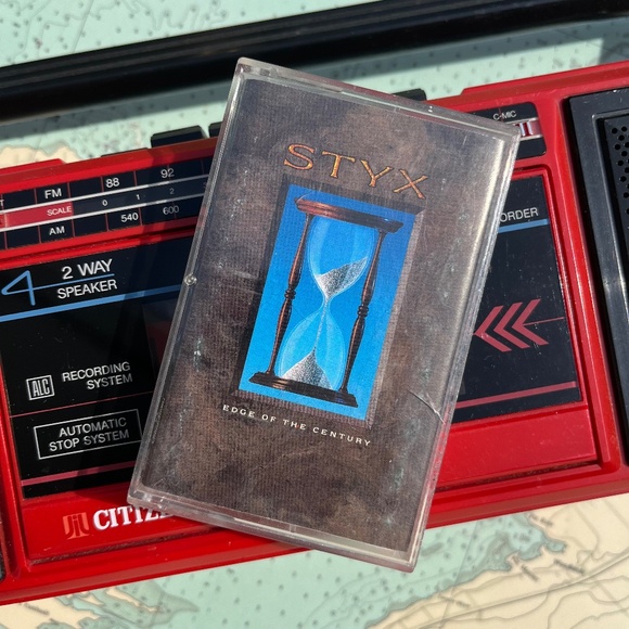 Vintage 1990 Styx Edge of the Century Cassette Tape - Picture 1 of 4